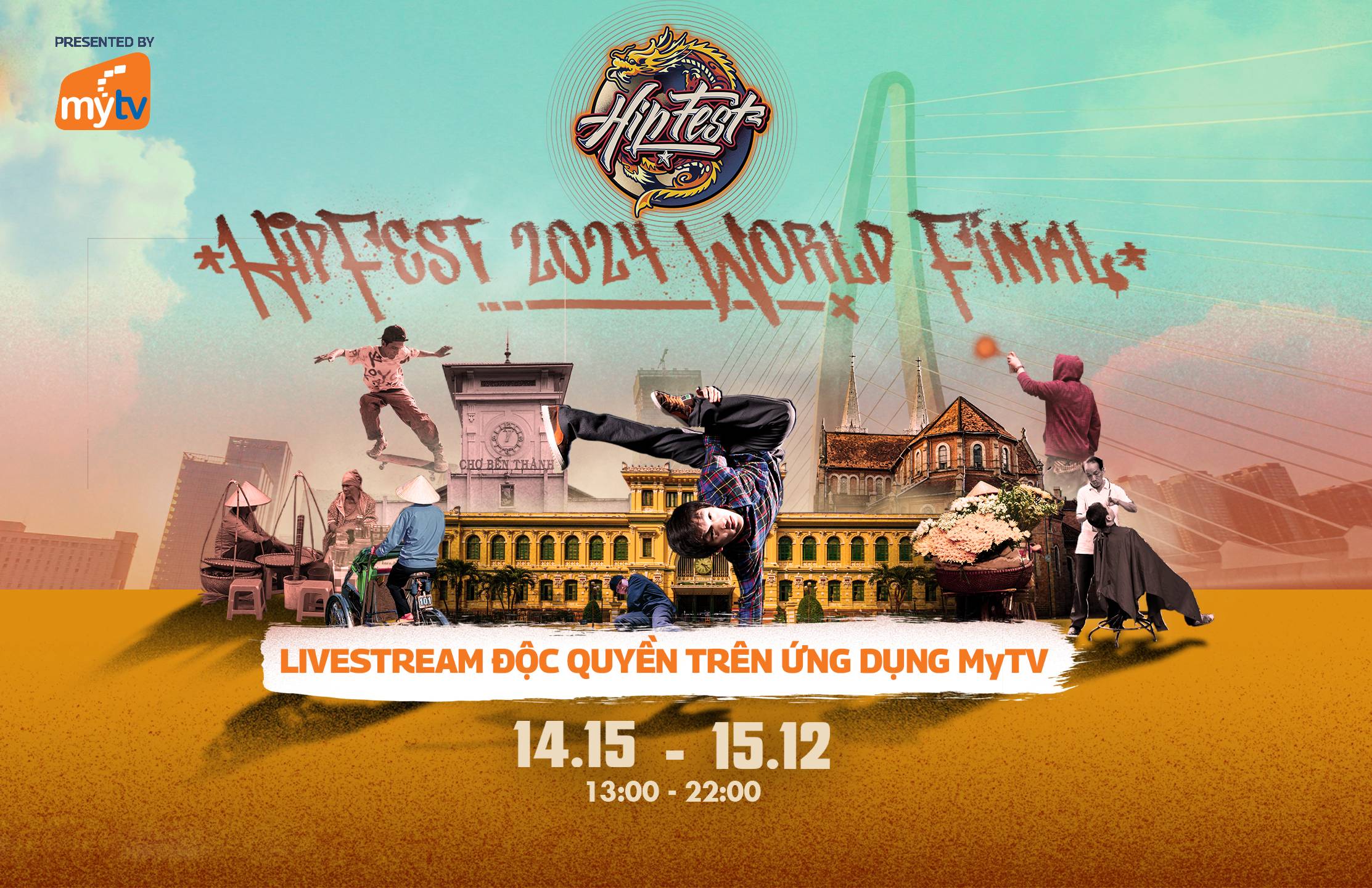 Hipfest 2024 - Lễ hội hiphop hàng đầu Đông Nam Á phát trực tiếp trên các nền tảng của MyTV